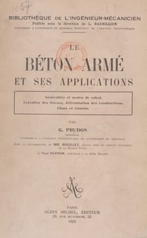 Le béton armé et ses applications