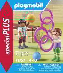 PLAYMOBIL - Duo d'enfants avec matériel gymnastique - 71757 - Special plus