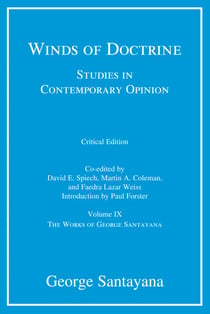 Winds of Doctrine, critical edition, Volume 9 - Studies in Contemporary Opinion