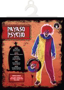Déguisement Homme Clown Psychopathe