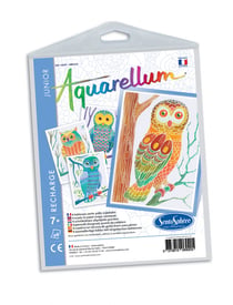 Recharge Aquarellum Junior - Hiboux