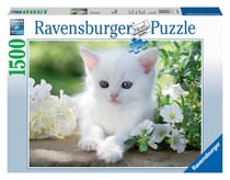 Ravensburger Puzzle 1500 pièces - Chaton blanc
