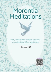 Morontia Meditations: Lesson 42