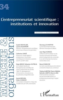 L'entrepreneuriat scientifique : institutions et innovation