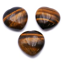 Camille Ambiance - Galet coeur Oeil de tigre - 4 cm