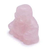 Bouddha - Quartz Rose - 40 mm 