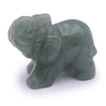Éléphant - Aventurine Verte - 40 mm