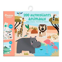 200 autocollants animaux - Ma pochette d'artiste