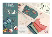 Coffret Fimo Graine Créative - Bijoux Slab - 12 couleurs