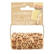 ScrapCooking - Mini rouleau en bois - Empreinte Cœur
