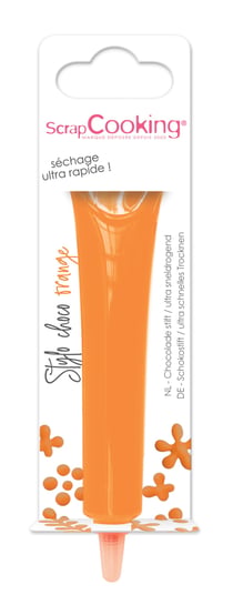 Stylo de glaçage chocolat ScrapCooking® - Orange - 25 g