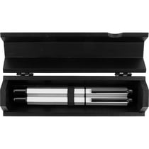 Parure stylo plume et roller - Belgrade argent