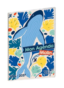 Agenda scolaire journalier 2026/2027 Quo Vadis - 21 x 29,7 cm - Mon agenda malin