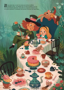 Alice au Pays des Merveilles : livre projecteur