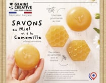 Kit DIY Savon - Graine créative - Miel et Camomille
