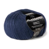 Pelote de fil à tricoter - Plassard - Sweety - Marine 27