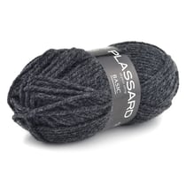 Pelote de fil à tricoter - Plassard - Basic - Gris souris 12