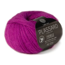 Pelote de fil à tricoter - Plassard - Fidèle - Fuschia 34