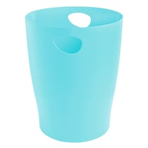 Corbeille à papier - Exacompta Classic Ecobin - 15 L - Vert pastel aquarelle