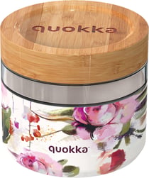 Lunch box - Quokka Solid - 820 ml -  dark flowers