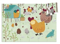 Puzzle Silhouette Cot cot! poulette