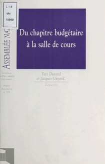 Du chapitre budgétaire à la salle de cours - Rapport d'information sur la gestion des personnels enseignants du second degré