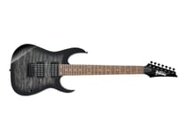 IBANEZ - GRG7221QATKS - Guitare électrique transparent black sunburst