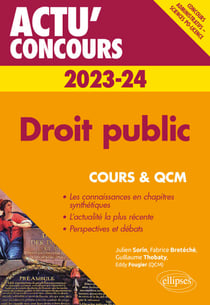 Droit public 2023-2024 - Cours et QCM