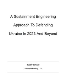 A Sustainment Engineering Approach to Defending Ukraine In 2023 And Beyond