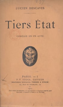 Tiers État - Comédie en un acte