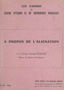 À propos de l'aliénation