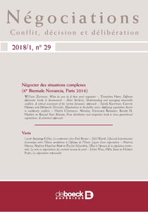 Négociations - Négocier des situations complexes