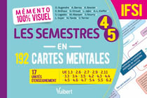 Mémento 100% visuel Les semestres 4-5 en 192 cartes mentales IFSI - 17 unités d'enseignement : UE 1.3, 2.6, 2.7, 2.9, 2.11, 3.3, 3.4, 3.5, 4.2, 4.3, 4.4, 4.5, 4.6, 4.7, 5.4, 5.5, 6.2