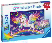Puzzles 24 pièces - Licorne et Pégase - Ravensburger - 2 pièces