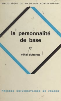 La personnalité de base - Un concept sociologique