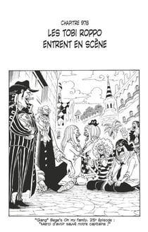 One Piece édition originale - Chapitre 978 - Les tobi roppo entrent en scène