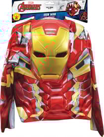 Top Iron-man avec masque - Déguisement en taille unique