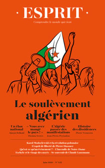 Esprit juin 2019 Le soulèvement algérien
