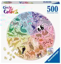 Puzzle rond 500 p - Animaux (Circle of Colors)