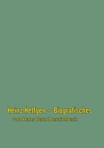 Heinz Helfgen - Biografisches