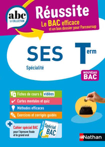 SES Terminale (Sciences économiques et sociales) - ABC Réussite - Bac 2027 - Enseignement de spécialité Tle - Cours, Méthode, Exercices et Sujets corrigés - EPUB