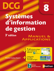 Systèmes d'information de gestion épreuve 8 DCGManuel et Applications Format : ePub 2 DCG Livre - Format : ePub 2