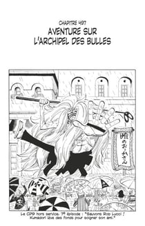 One Piece édition originale - Chapitre 497 - Aventure sur l'archipel des bulles