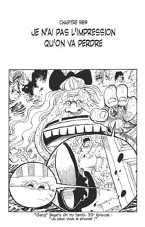 One Piece édition originale - Chapitre 989 - Je n'ai pas l'impression qu'on va perdre