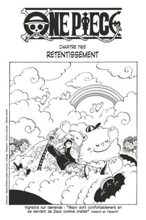 One Piece édition originale - Chapitre 1165 - Retentissement