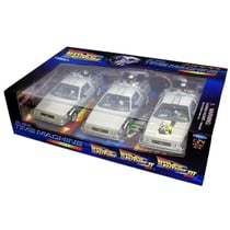 Coffret de 3 voitures Delorean - Retour vers le futur