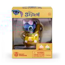Mini figurine Yu Me Beast Kingdom - Lilo et Stitch - Stitch voiture de sport jaune