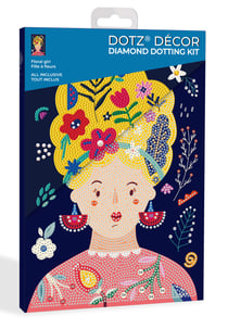 Diamond Dotting Kit - Fille à fleurs - Diamond Dotz
