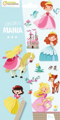 Décalco mania - princesses - Avenue Mandarine