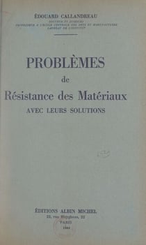 Problèmes de résistance des matériaux avec leurs solutions